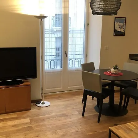 Appartement T2 40 M2 Residence L'Europe Beatrice Centre-Ville 1 Chambre Parking إيكس ليه با