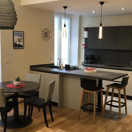 Appartement T2 40 M2 Residence L'Europe Beatrice Centre-Ville 1 Chambre Parking * إيكس ليه با